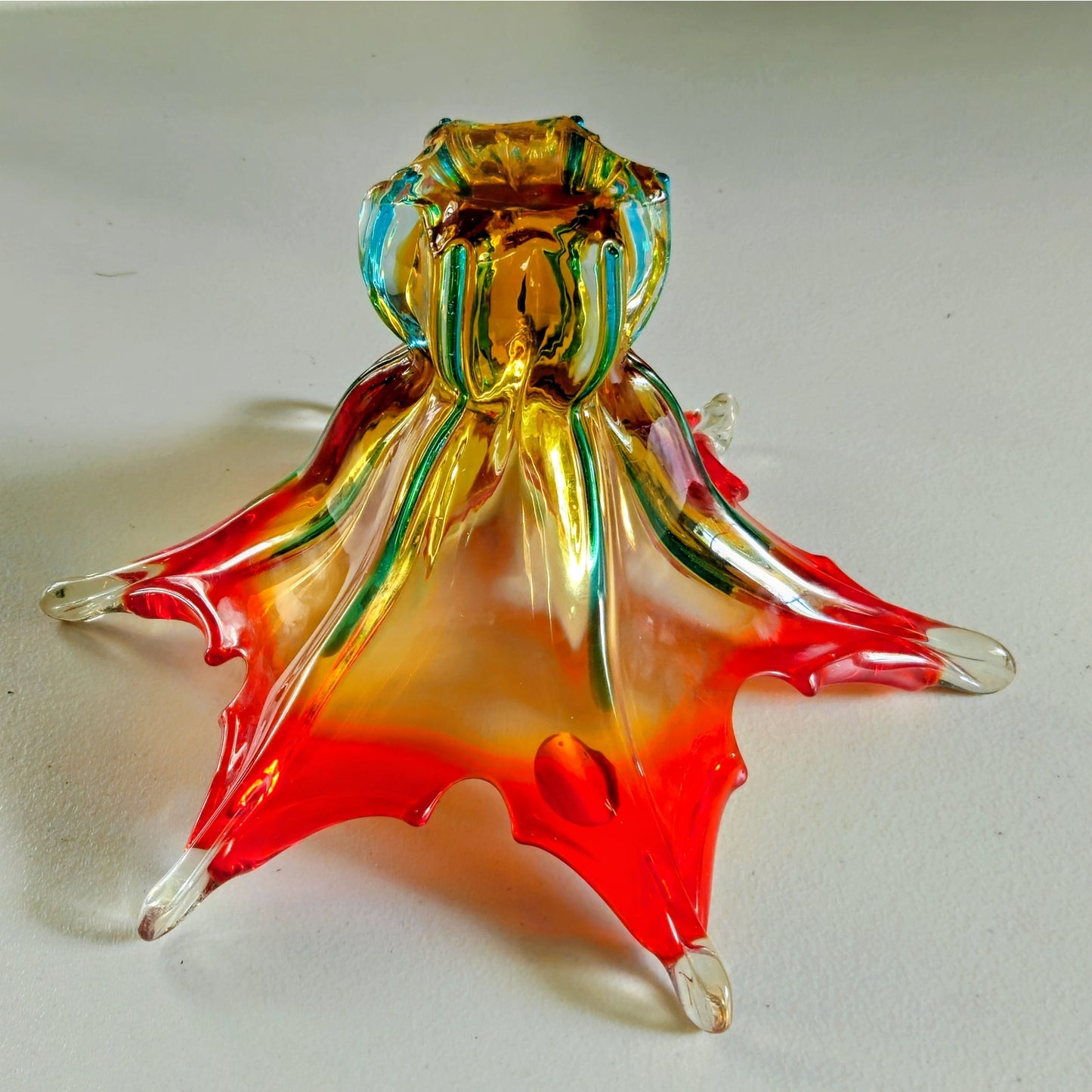 1960s Murano Glass Starfish Centerpiece Bowl