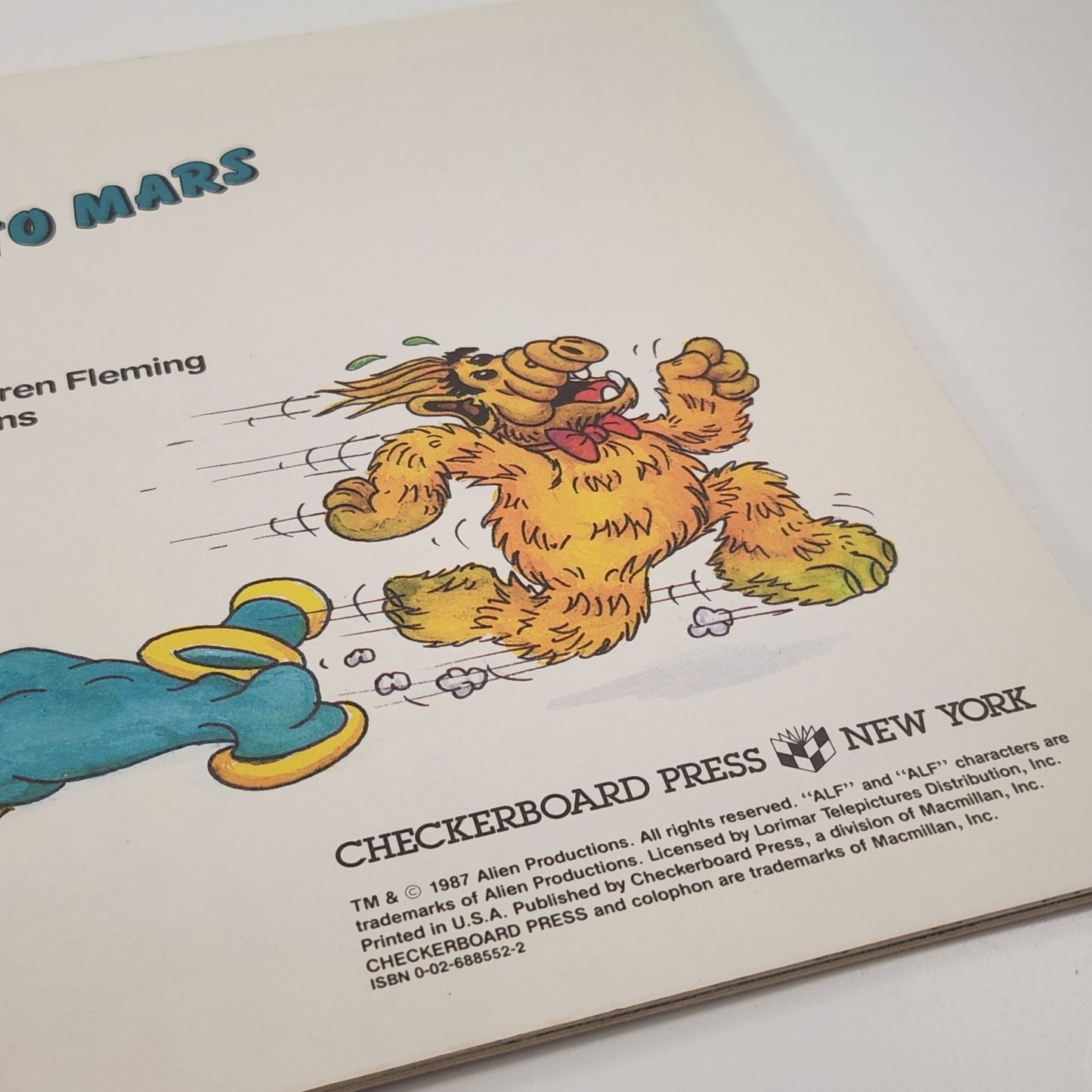 Vintage 1987 ALF Book – Mission to Mars – Checkerboard Press | 1980s Nostalgia