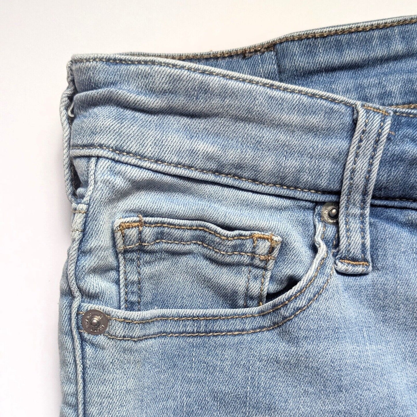 High Rise Bridgette Skinny Jean Light Wash Zip Fly | Women's 8 / 29