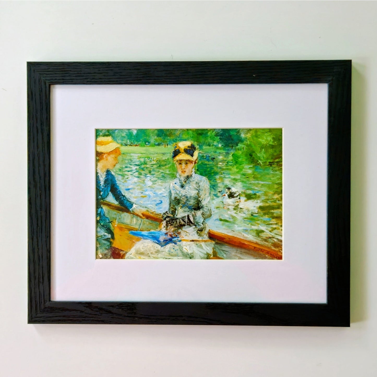 Summer's Day (Jour d'été) by Morisot | Impressionist Seine River Framed Print