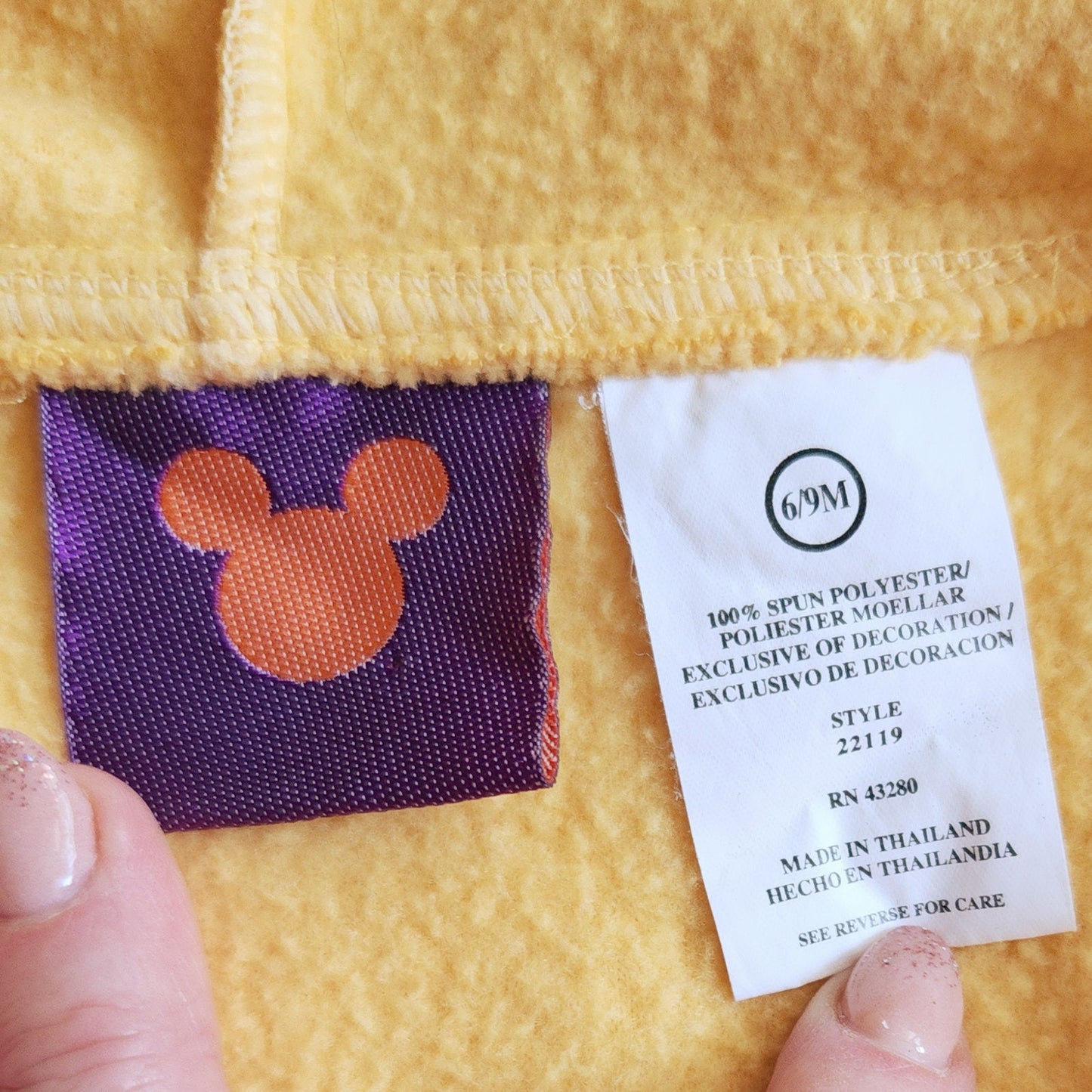 Y2K Winnie the Pooh Tigger Hooded Fleece Baby Bunting –  6-9 Months