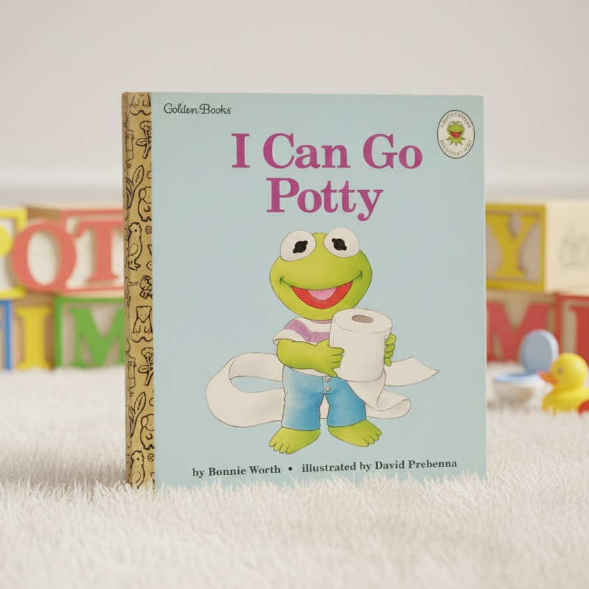Muppet Babies: I Can Go Potty with Baby Kermit the Frog | 1997 Jim Henson Little Golden Book