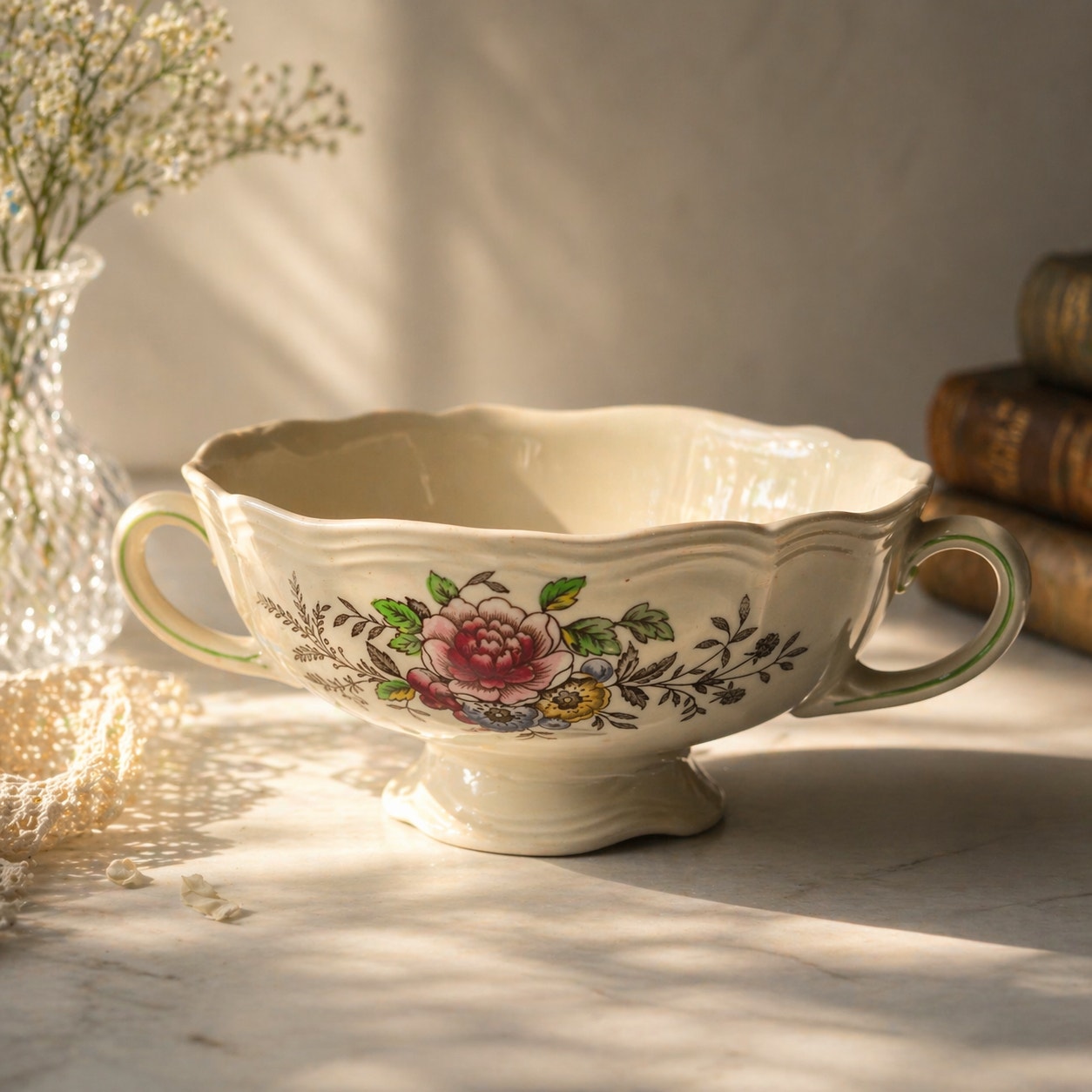 Vintage Royal Doulton Hampshire Cream Soup Bowl