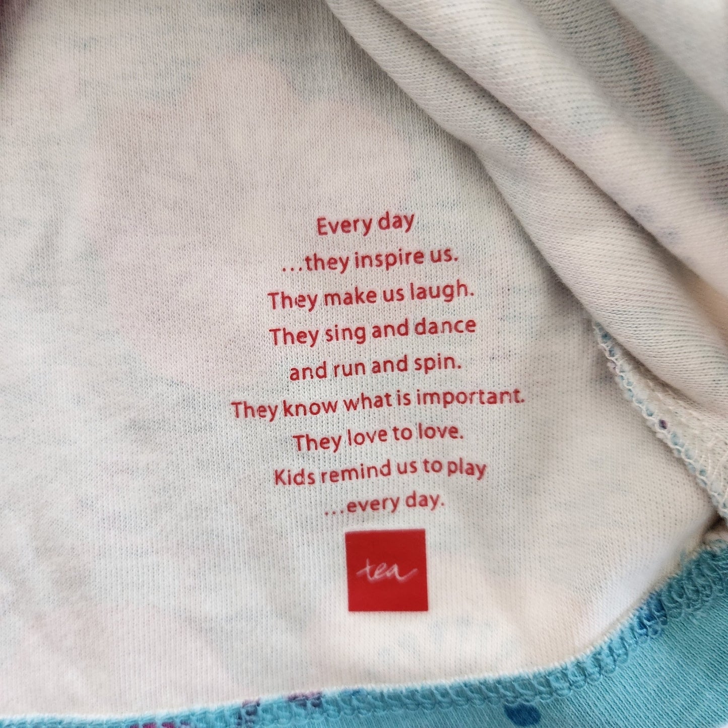 Tea Collection Taiyo Long Sleeved Infant Turquoise Wrap Dress | Baby Size S 6-12M