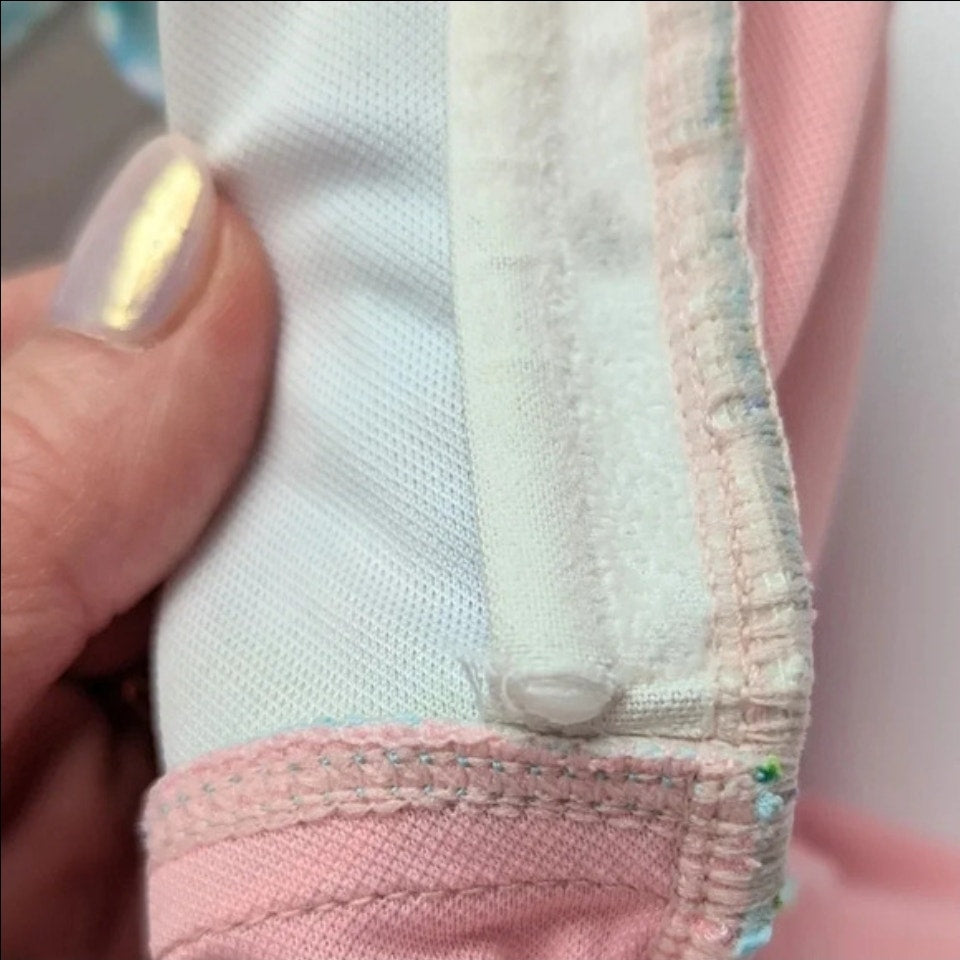 Lilly Pulitzer Women's Flamenco One-Piece Swimsuit Bali Blue Sway This Way Size 8