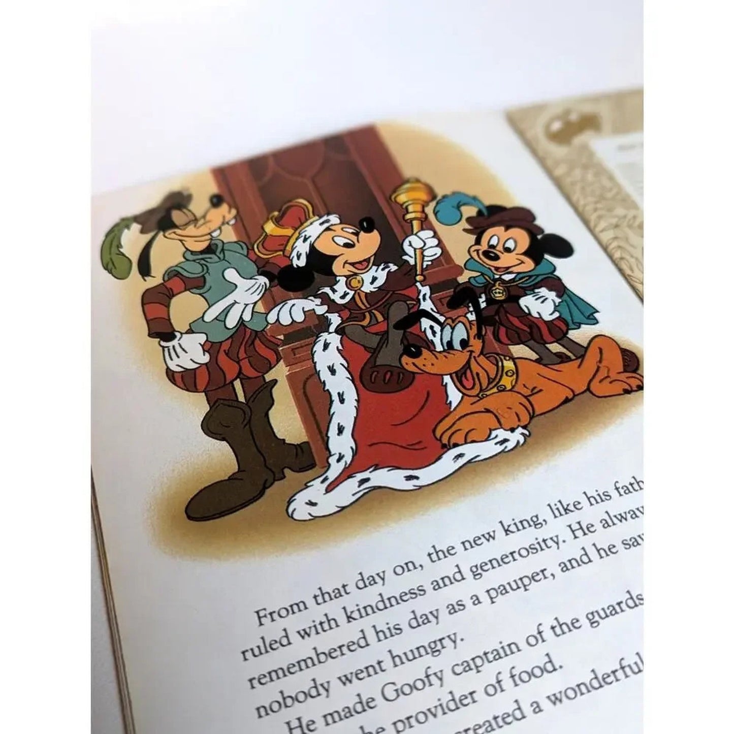 1996 Disney Little Golden Book “The Prince and the Pauper” – Mickey Mouse & Goofy Classic