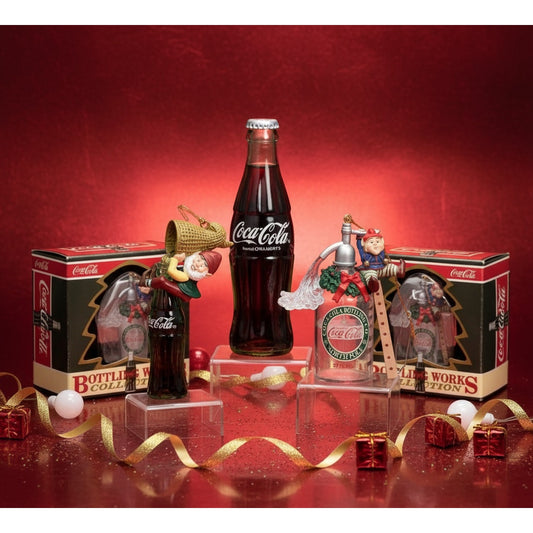 1990s Elf Ornaments Set of 2 | Bottling Works North Pole