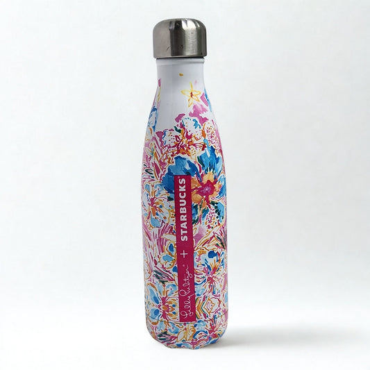 Starbucks x Lilly Pulitzer S’well Stainless Steel Bottle – Resort Escape Flora | Home