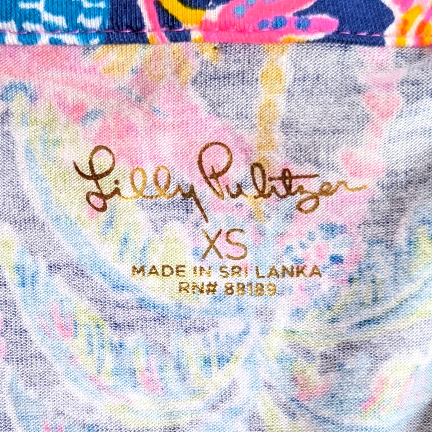 Lilly Pulitzer “Seen & Herd” Cozy Cloud Jersey Top | Oyster Bay Navy | Women's XS