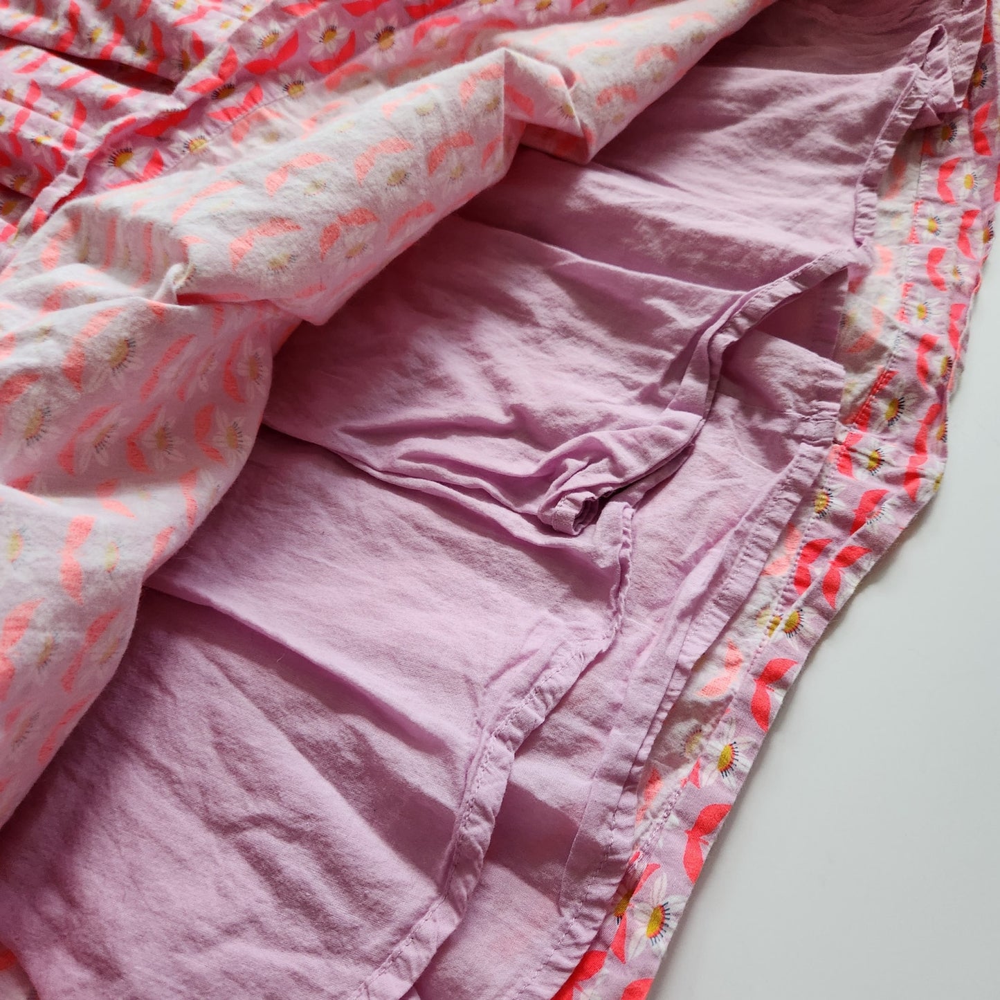 Boden Girls Pink Flower Power Daisy Sleeveless Sun Dress Size 11-12 Y | 152 cm