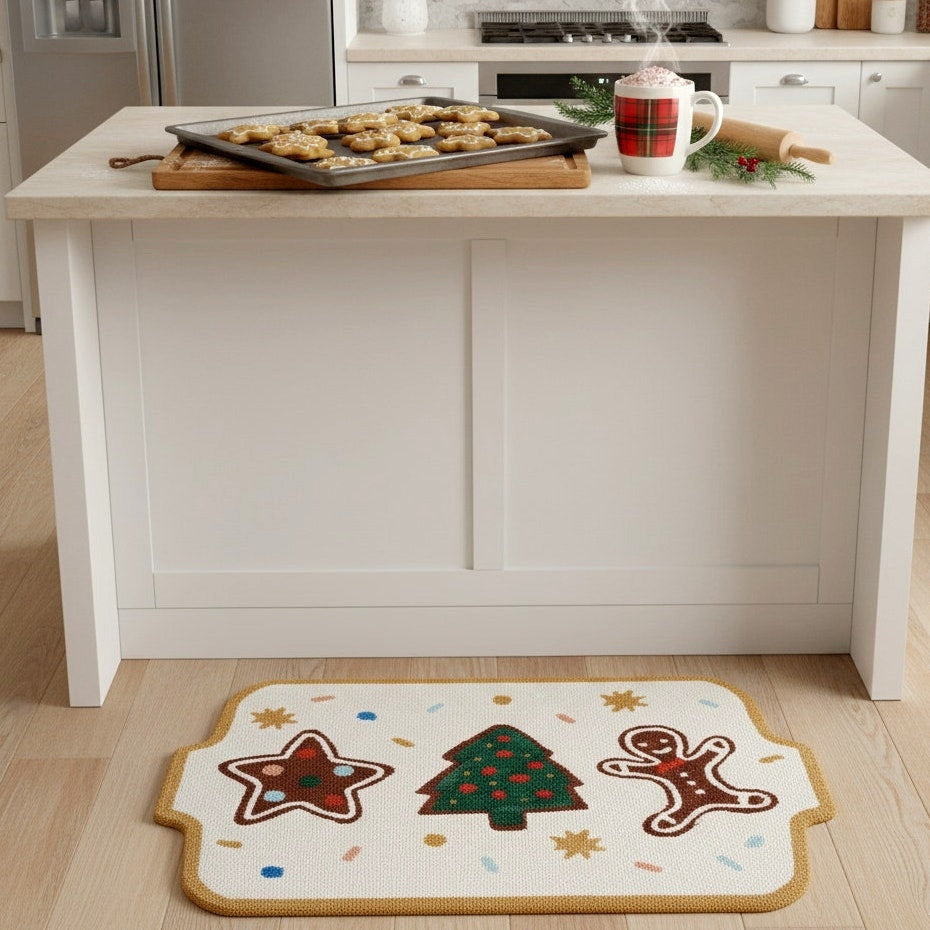 Gingerbread Cookie Holiday Rug | Limited Collector Edition | 2′×3′ (NWT)