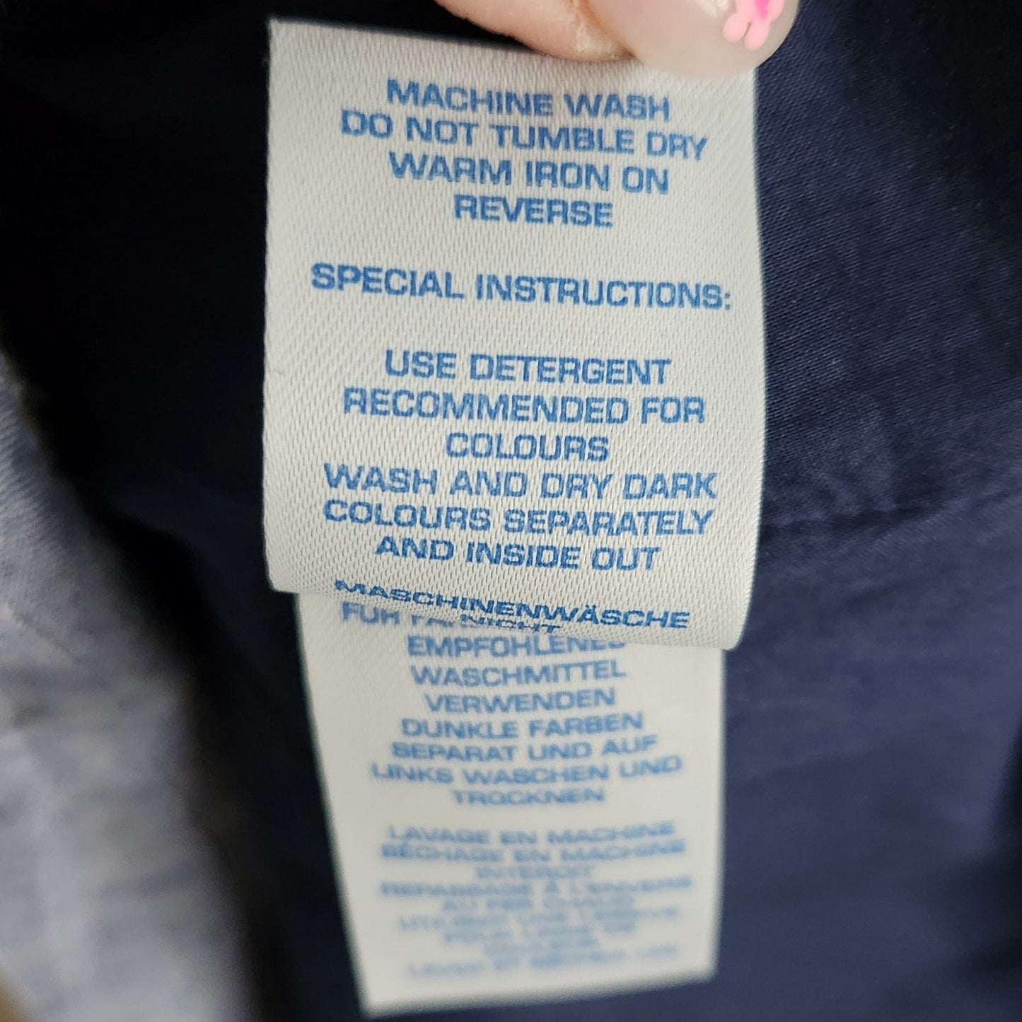 Boden Chambray Wave Dot Linen Dress Blue White Polka Dot A-Line Sleeveless Women's Size 6