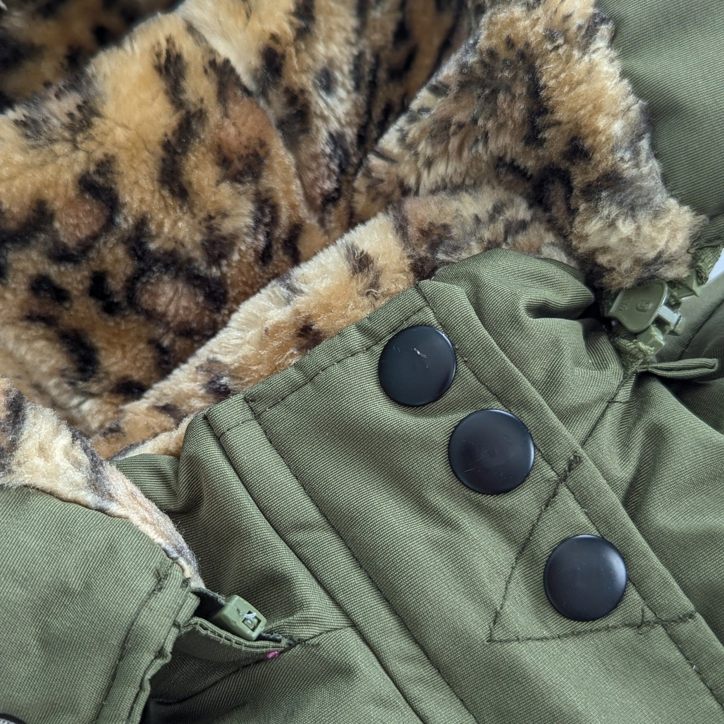 Urban Republic Baby Anorak Jacket | Parka Faux Fur Hooded Coat | Size 12M