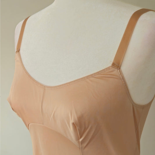 Vintage Vanity Fair Peach Nylon Slip Dress | 1960s/70s | Women's S / 32