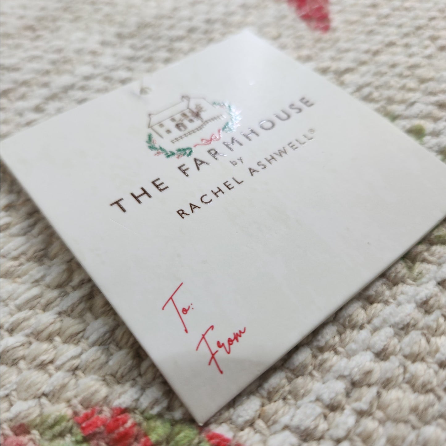 Washable Holiday Ornament Accent Rug | 27″ × 45″ (NWT)