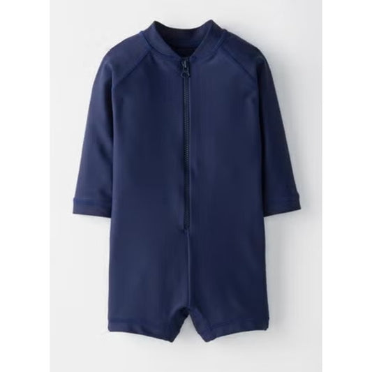 Hanna Andersson Navy Sunblock Swimmy Rash Guard Suit Size 18-24 Months | 80 cm