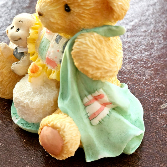 Vintage 1992 Priscilla Hillman “Age 1 – Beary Special One” Figurine | Hamilton Gifts | First Birthday Bear