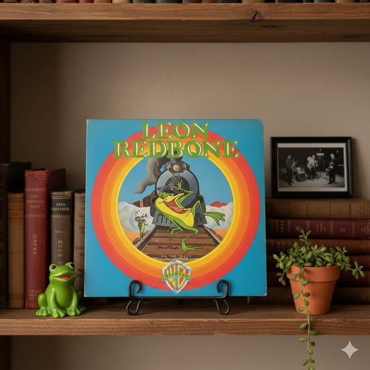 Leon Redbone “On the Track” Vinyl Record LP 1975 | Warner Bros BS 2888 | Jazz Blues Tin Pan Alley | Frog Cover Art | Vintage Vinyl Album | Home Media