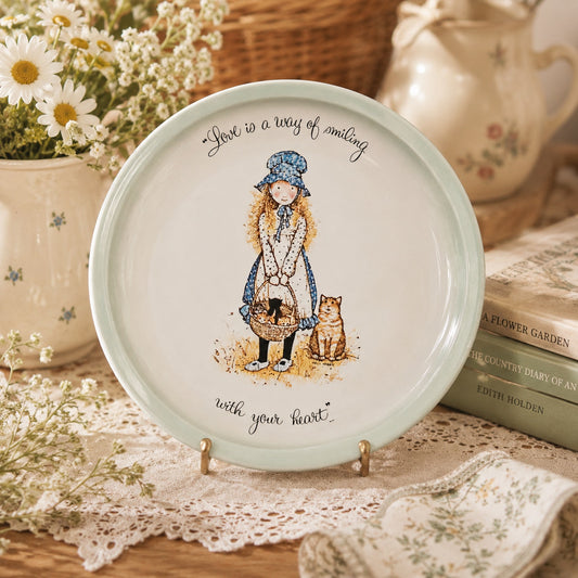 1972 Holly Hobbie Love Decorative Plate