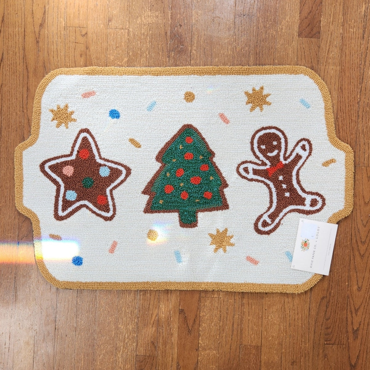 Gingerbread Cookie Holiday Rug | Limited Collector Edition | 2′×3′ (NWT)