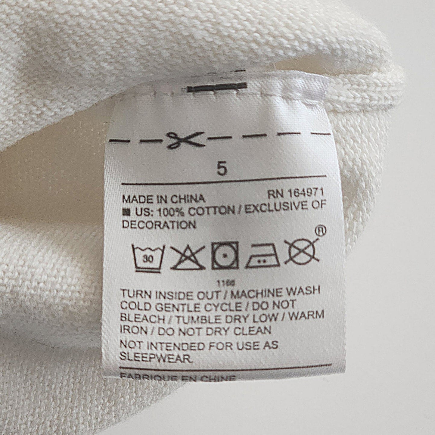 Janie and Jack Ruffle Cuff Dog Sweater | Jet Ivory White Cotton | Girls Size 5