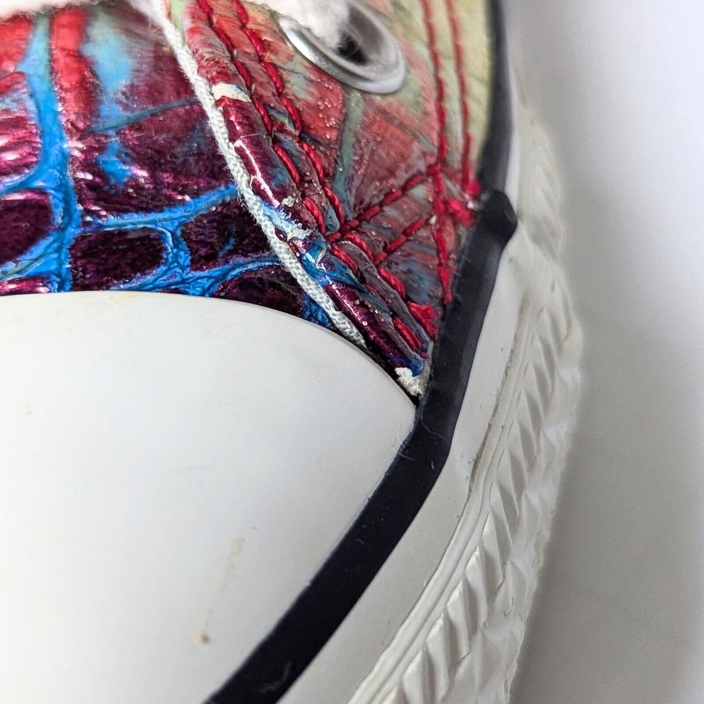 Converse Chuck Taylor All Star Limited Edition Metallic Croc Skin Sneakers – Unisex Men 3 / Women 5 – Rare Statement Pair