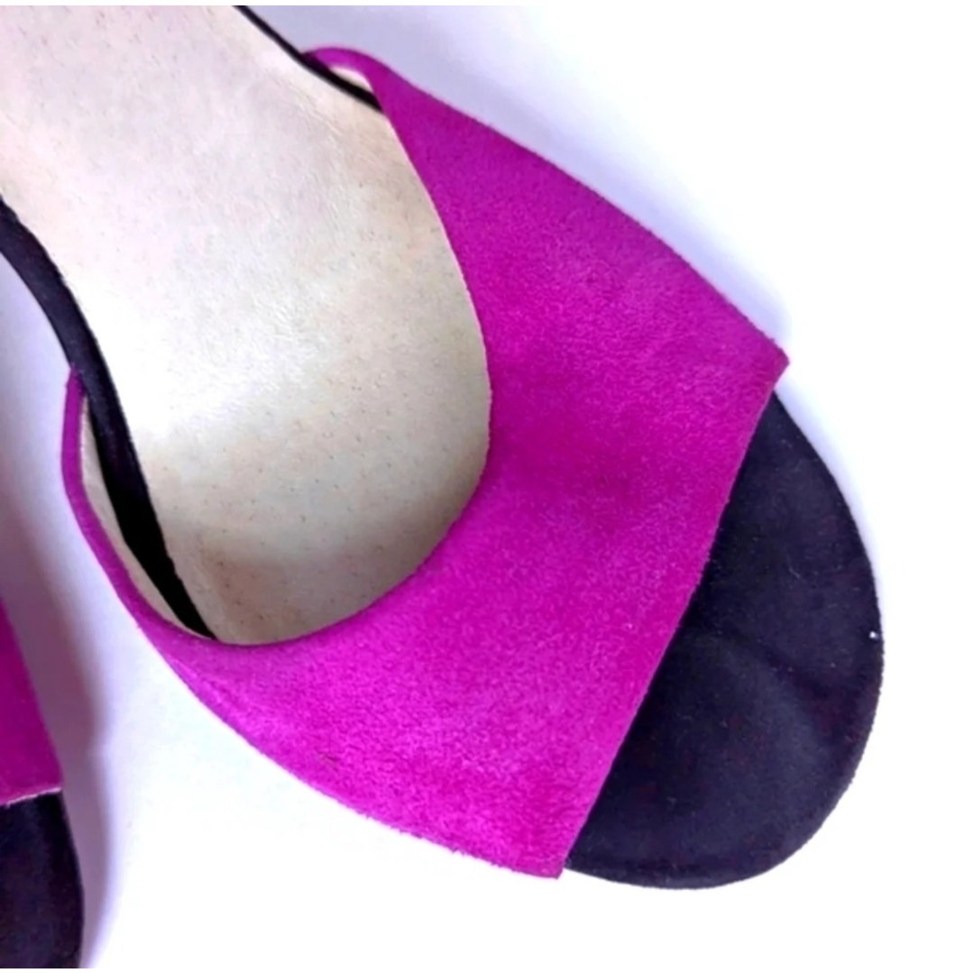 Michael Kors Sivian Bootie Suede Pomegranate Stiletto 4.5” Heels Size Women 8 M