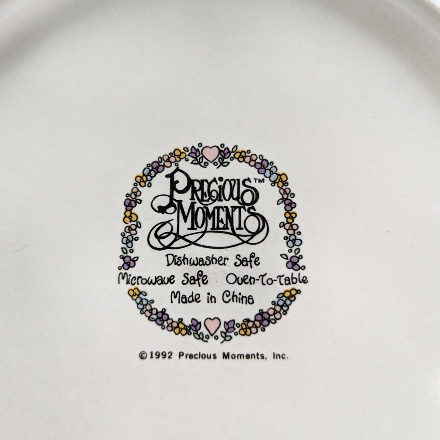 Vintage 1992 Precious Moments “Make a Joyful Noise” Dinner Plate