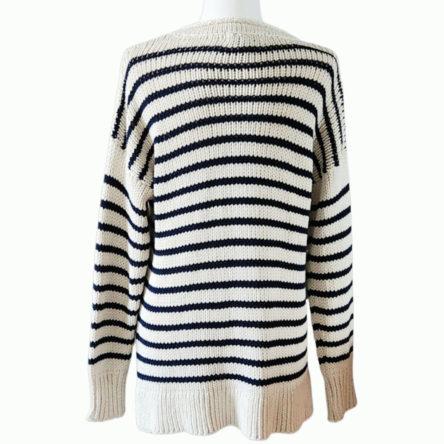 Paris Jersey Girl Viscose Sweater | Marine Blue | Women's M