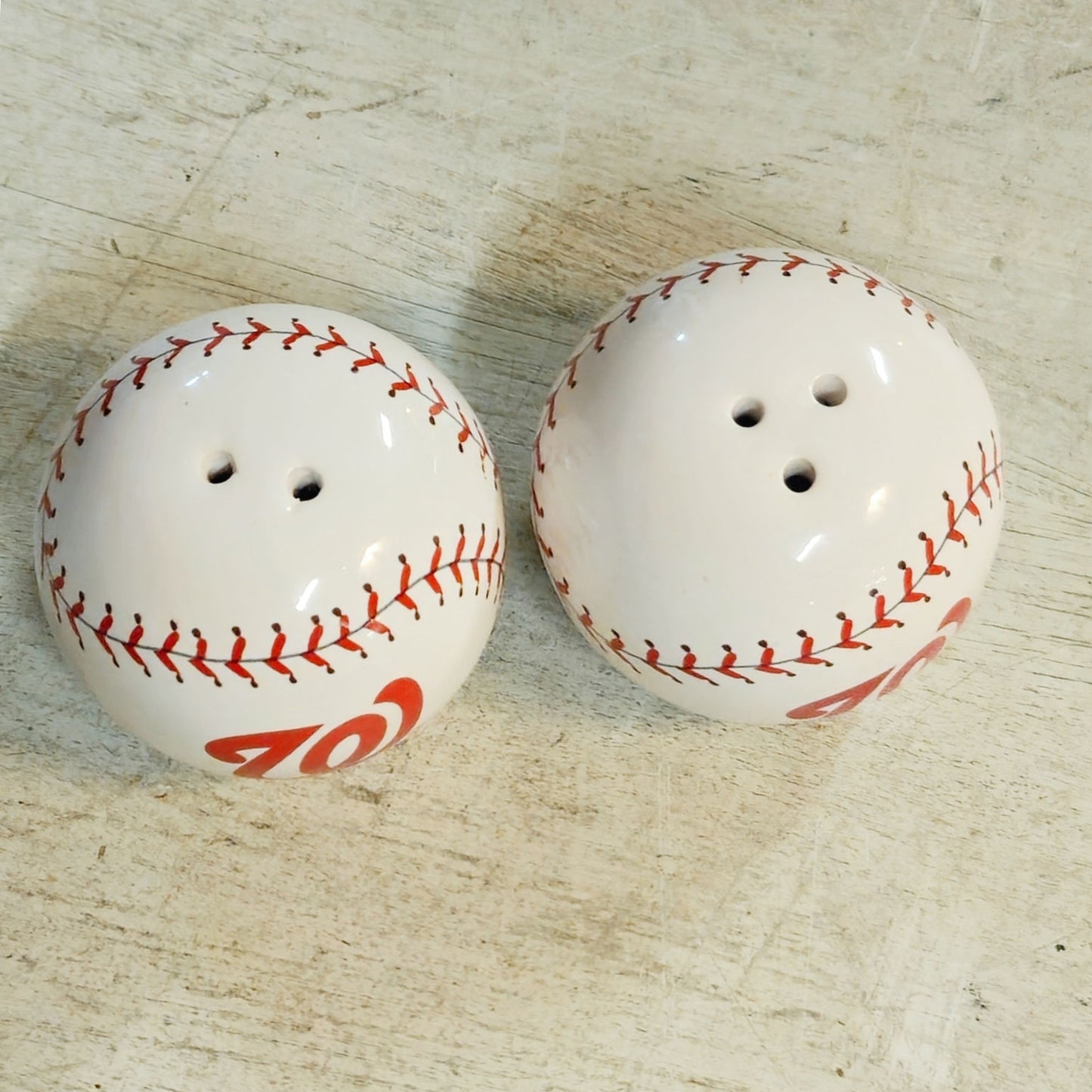 Washington Nationals Baseball Salt and Pepper Shakers – NIB MLB Kitchen Decor