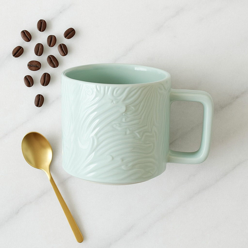 Starbucks 2022 Mint Green Anniversary Siren Mermaid Tail 14 oz Ceramic Mug | Home