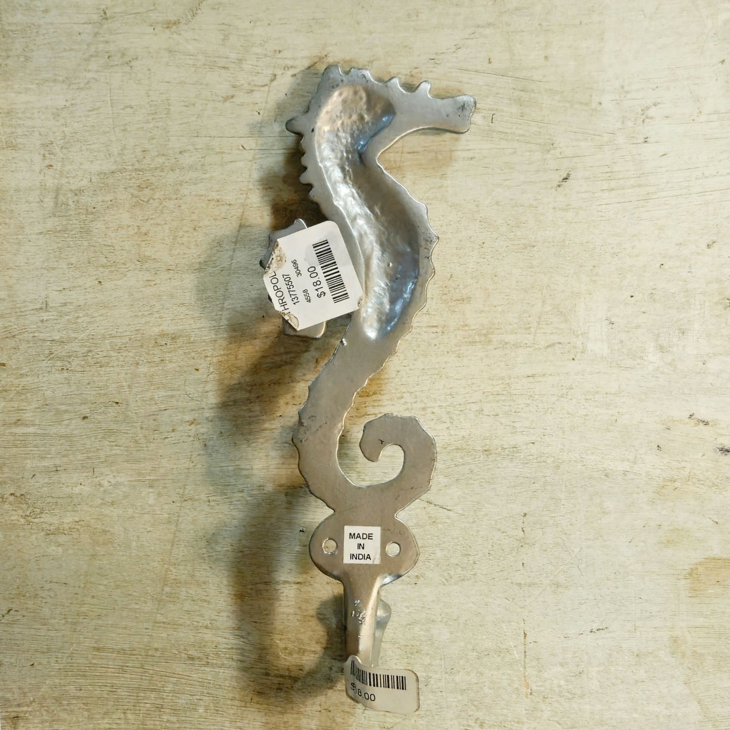Anthropologie Discontinued Seahorse Wall Hook NWT – Coastal Cast Metal Decor