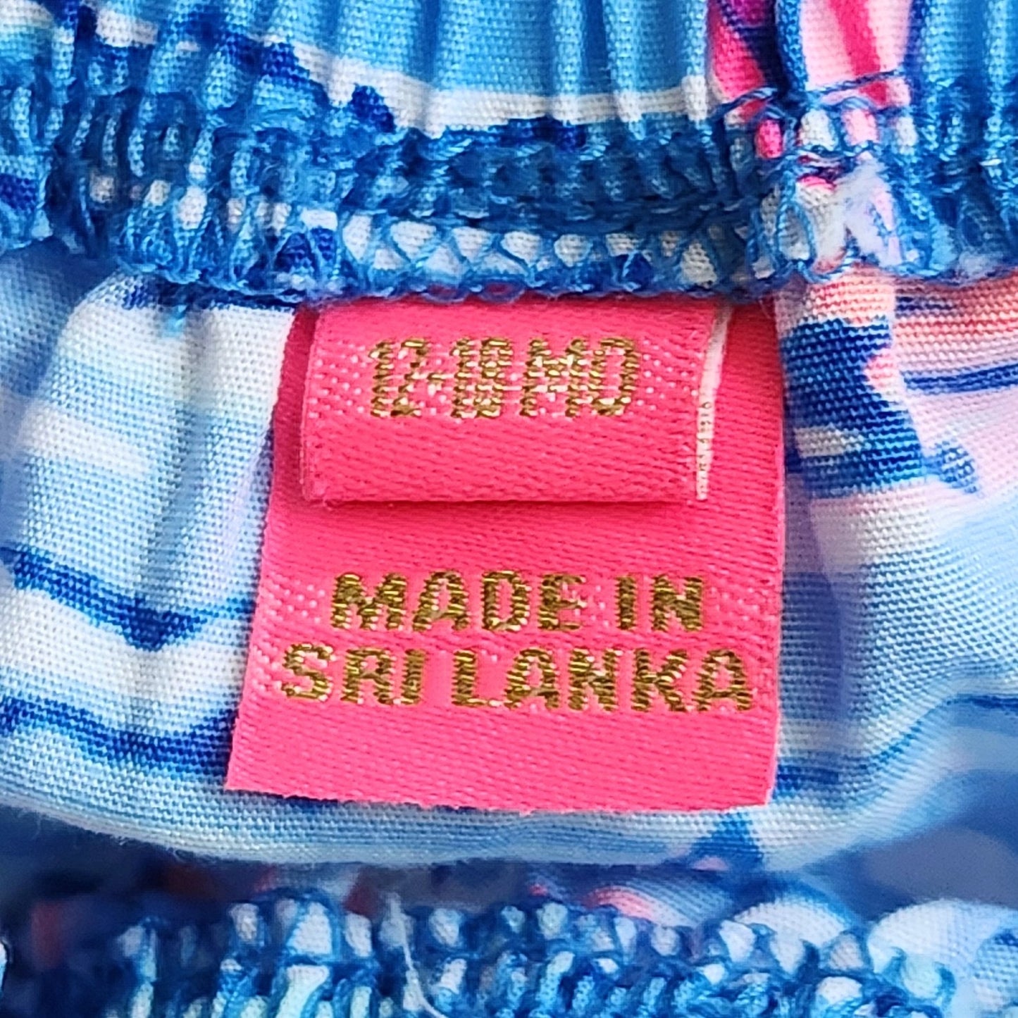 Lilly Pulitzer Sailboat Bloomers Diaper Cover Zanzibar Blue Boatylicious Print | Baby Size 12-18M