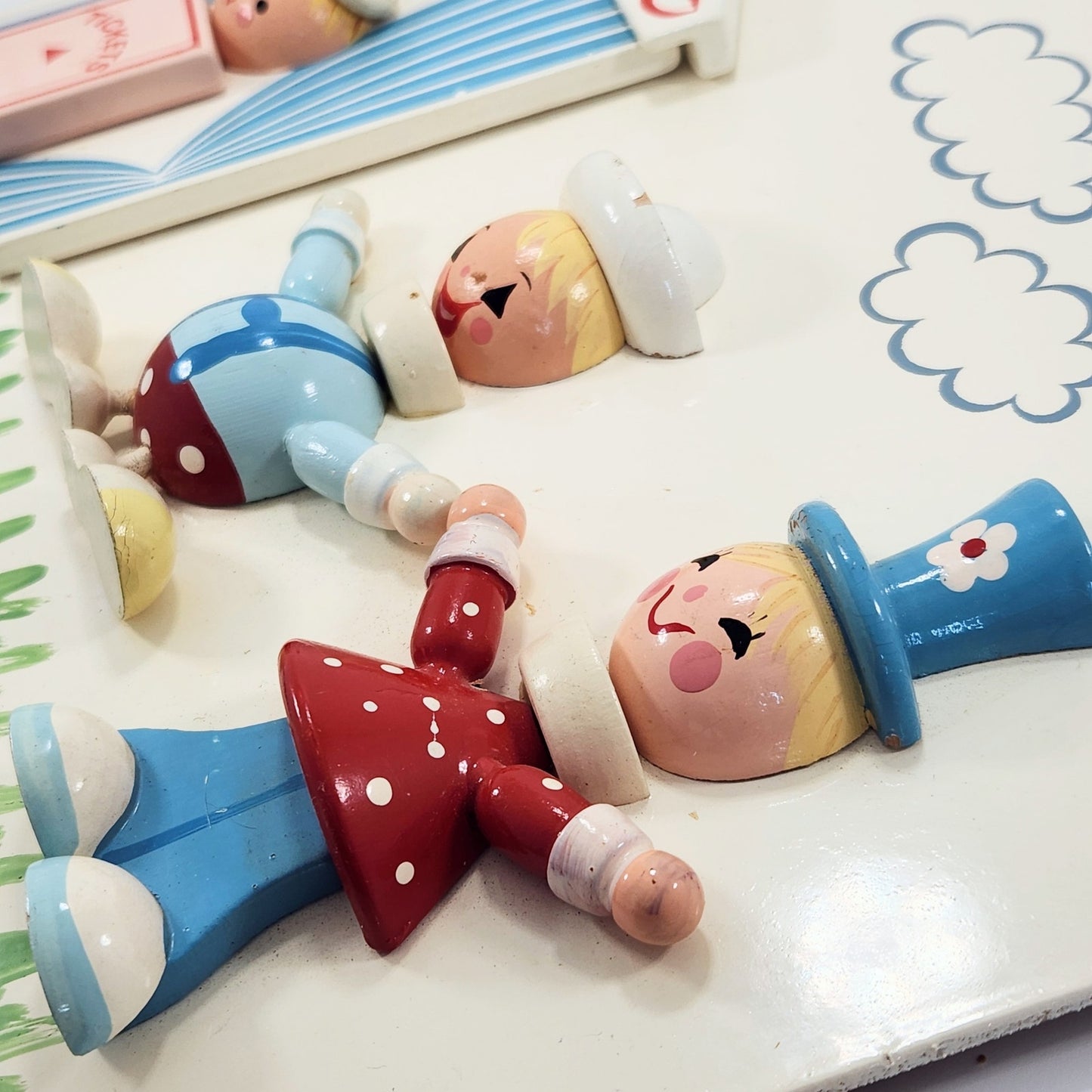 IRMI Originals Vintage 1950s Carnival Circus Clowns Wooden Nursery Wall Art | Home & Kids