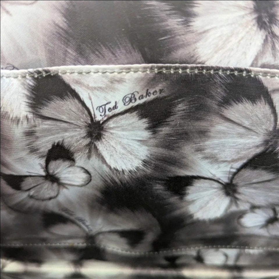 Ted Baker Quilted Patent Leather iPad Tablet Case Portfolio Purple Glossy | Women