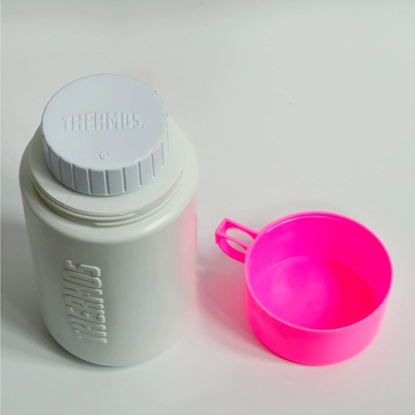 Vintage 1997 Barbie Thermos | Pink Mattell Kids Lunchbox Collectible 90s