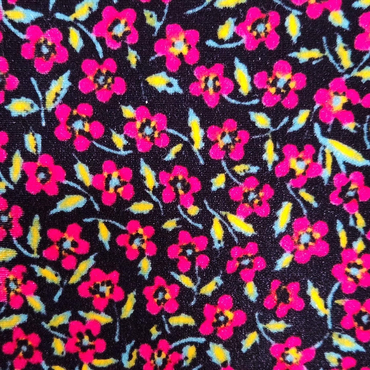 ✨ TOPSHOP “Bizzy Lizzy” Red Velvet Floral Puff Sleeve Tea Dress | Size 12 ✨