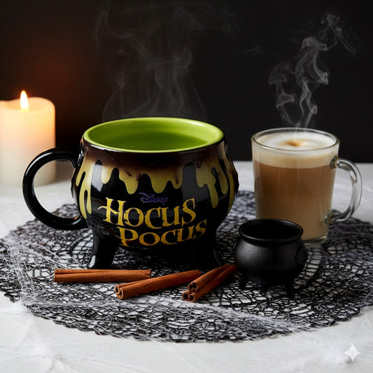 Disney's Hocus Pocus “Trouble Is Brewing” Cauldron Color Changing Halloween Mug