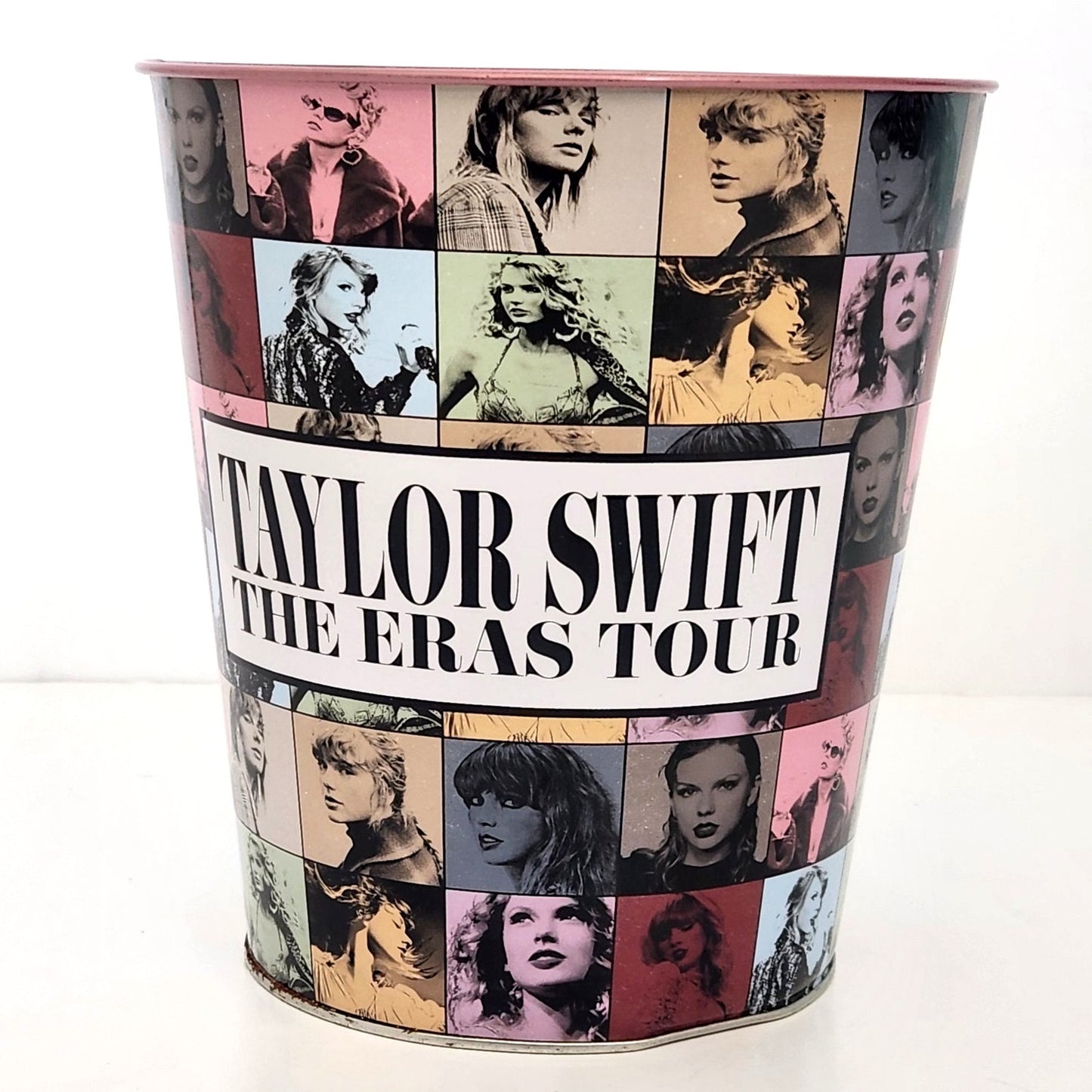 Taylor Swift The Eras Tour Metal Popcorn Bucket – Collectible Concert Souvenir | Kids Home