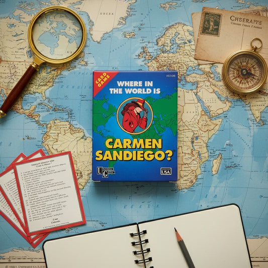 1993 “Where in the World Is Carmen Sandiego?” Card Game | Retro PBS
