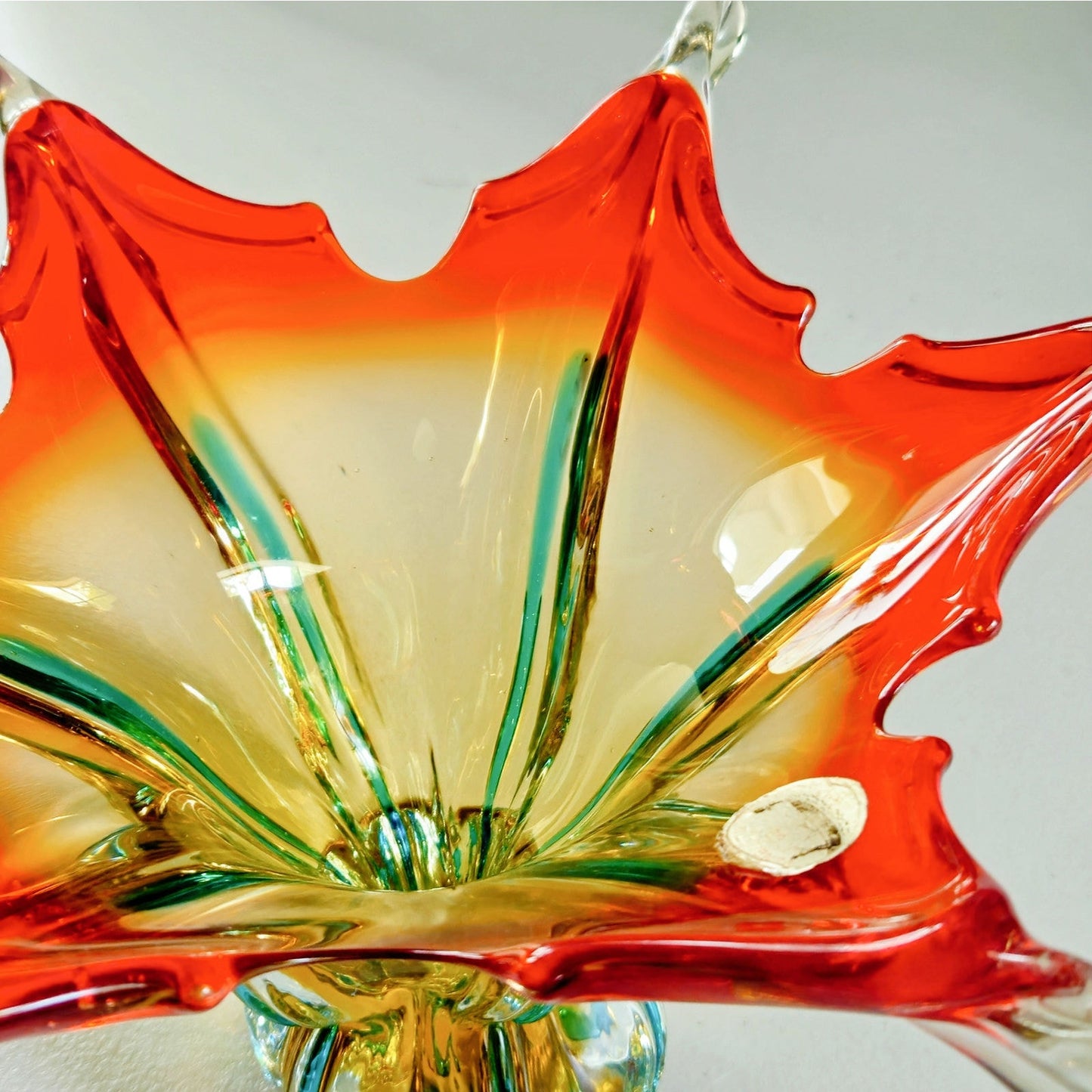 1960s Murano Glass Starfish Centerpiece Bowl