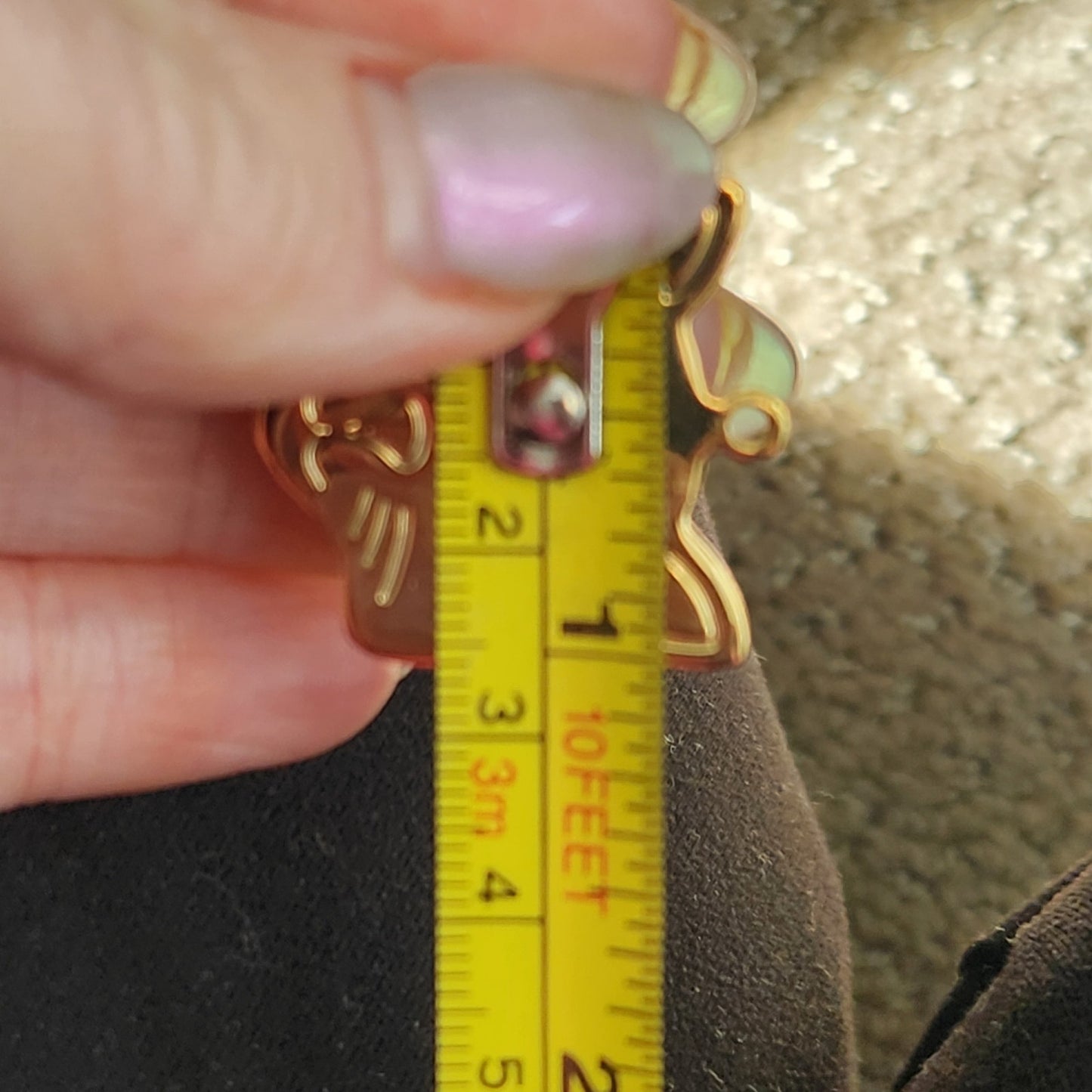 1990s Brass Cat Face Tag with Gift Box – Personalized “Boo-Boo” Pet ID Charm