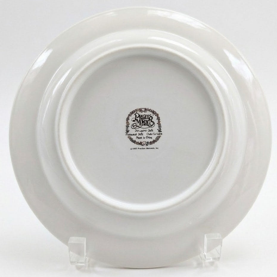 Vintage 1992 Precious Moments “Make a Joyful Noise” Dinner Plate