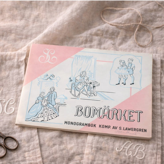 Vintage Monogram Pattern Book Scandinavian Embroidery | Swedish Craft Patterns