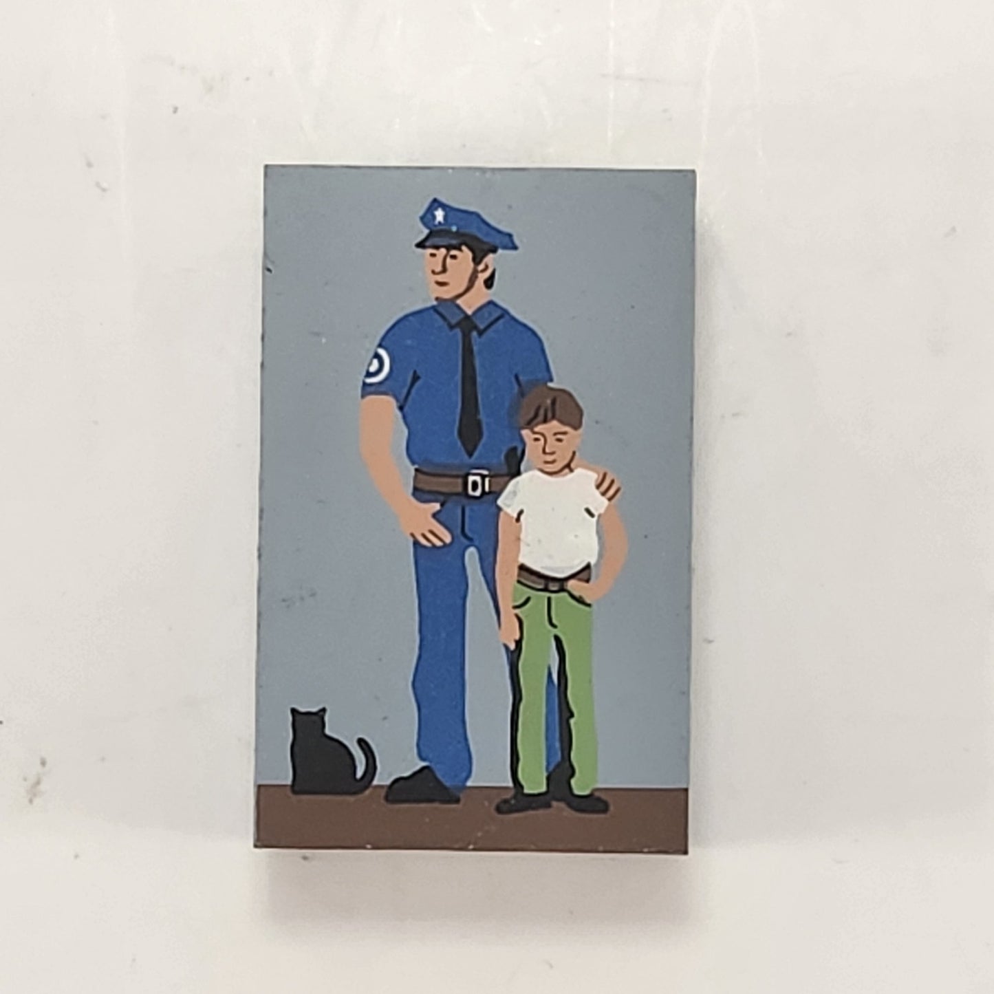 Policeman Shelf Sitter | 2003 Signed by Faline