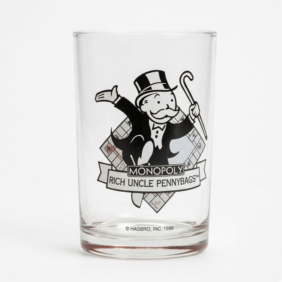 Complete 1996 McDonald’s Monopoly Glass Set (6)