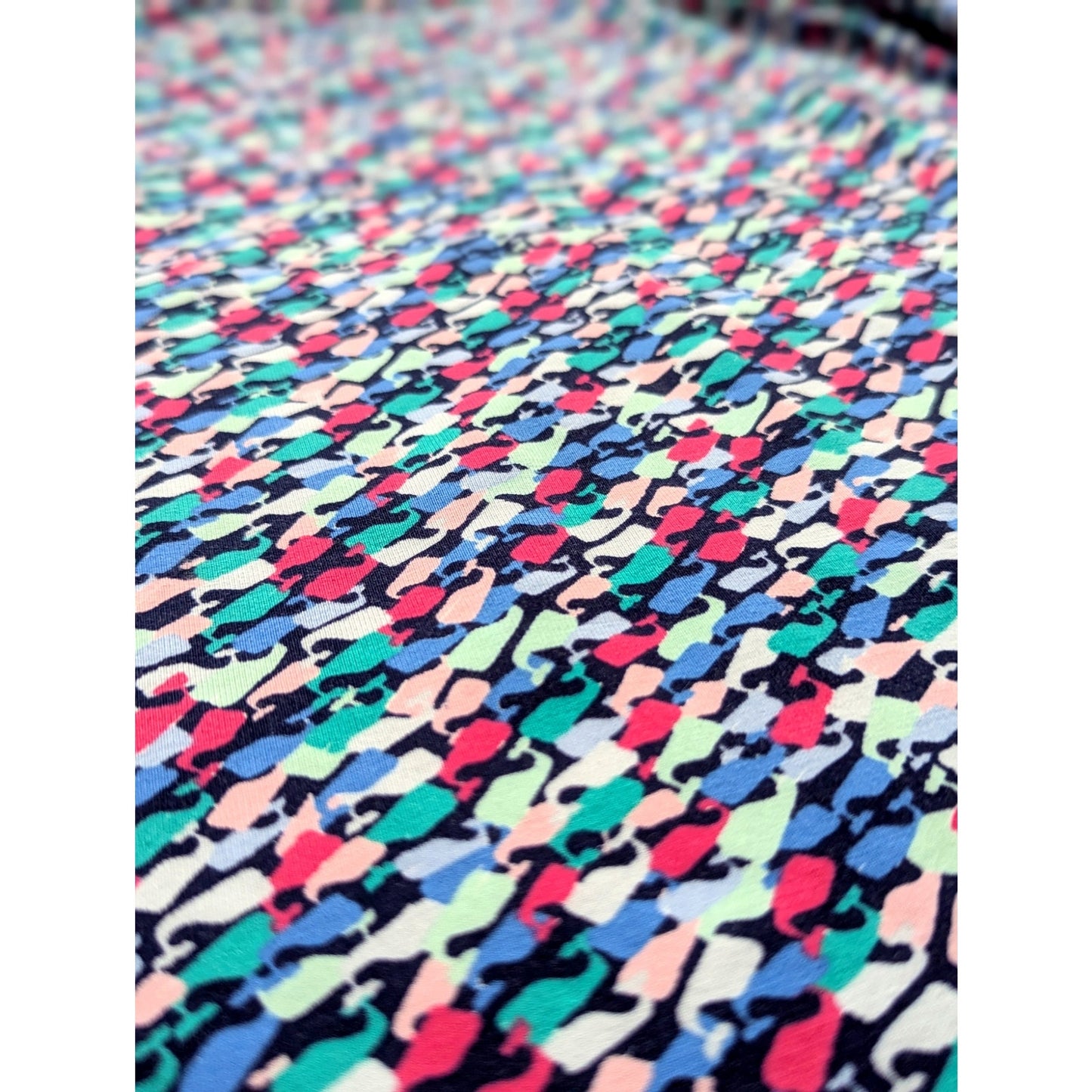 🐳 Vineyard Vines Swimming Whales Tisbury Stretch Knit Dress | Girls Size M (10–12)