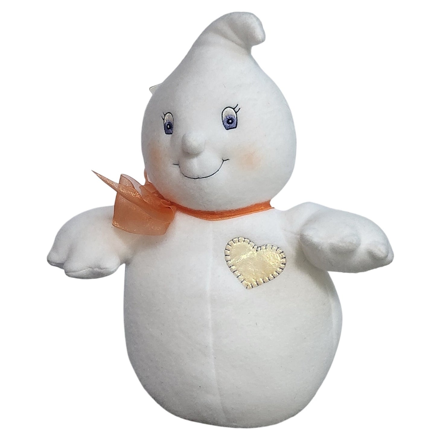 Vintage Y2K Hallmark “Glimmer the Ghost” Plush — Spooky Cute Kids Halloween Collectible