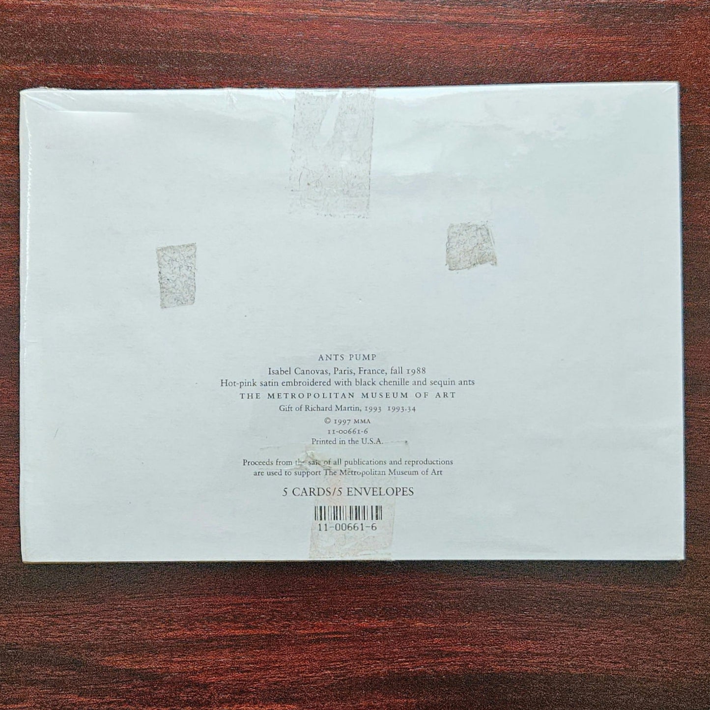 1997 Met Museum Ants Pump Card Set | Isabel Canovas 1988 Set of 5 Blank Cards