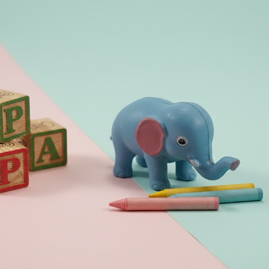 Vintage Mid-Century to 1980s Mini Elephant Mixed Figurines